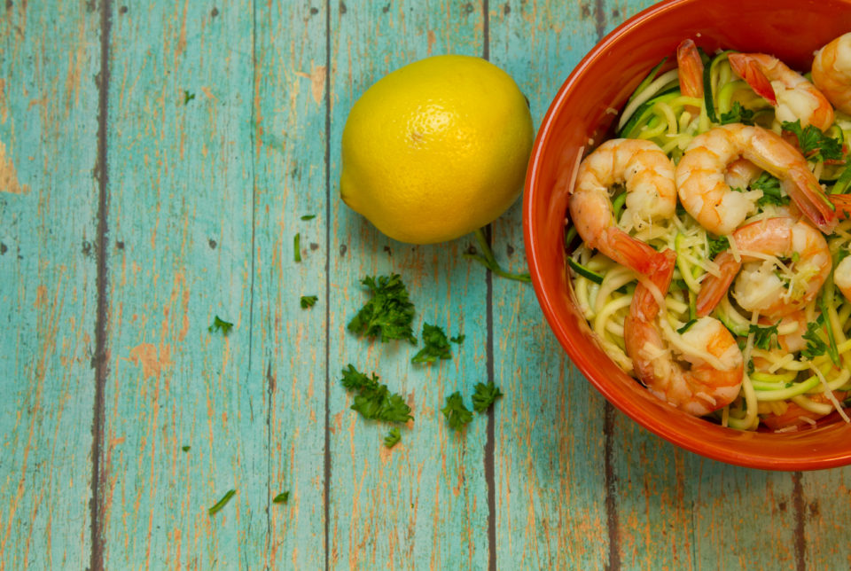 Recipe: Shrimp Zoodles and Pesto 4
