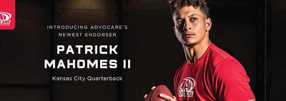 AdvoCare Signs Kansas City #15 Patrick Mahomes II as Newest Member of Endorsement Team