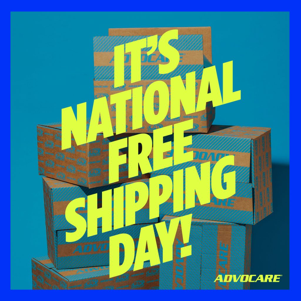 National Free Shipping Day Shareables AdvoCare® Connect