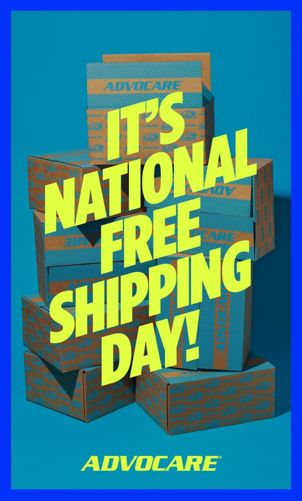 National Free Shipping Day Shareables AdvoCare® Connect